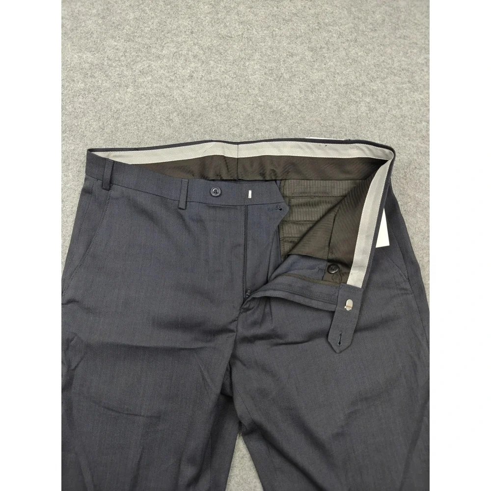 Michael Kors Pants Mens 36x32 Blue Matisse Dress Stretch Comfort Waistband New